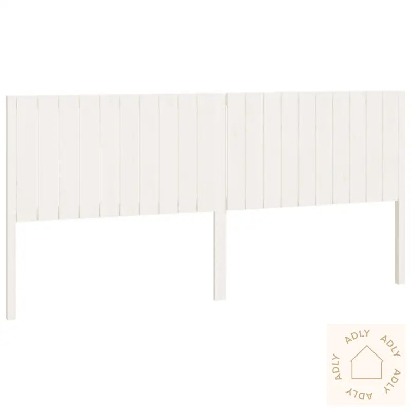 Sengegavl Hvit 205,5X4X100 Cm Heltre Furu