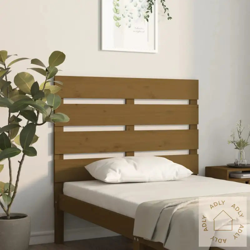 Sengegavl Honningbrun 75X3X80 Cm Heltre Furu
