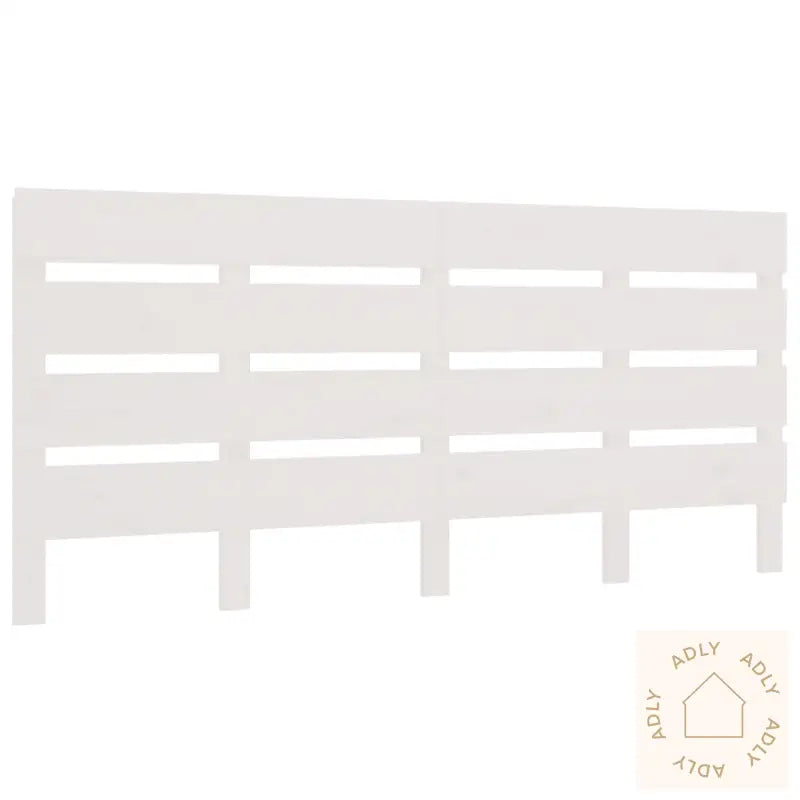 Sengegavl Hvit 160X3X80 Cm Heltre Furu