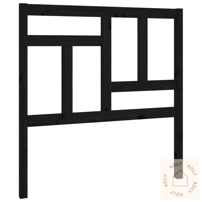 Sengegavl Svart 95,5X4X100 Cm Heltre Furu