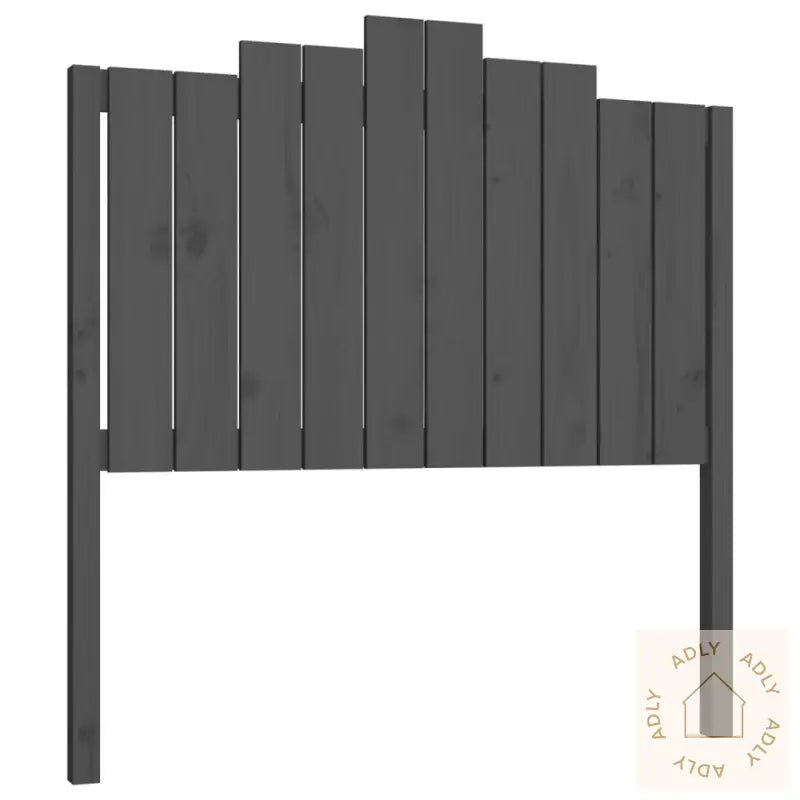 Sengegavl Grå 106X4X110 Cm Heltre Furu