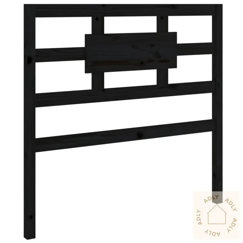 Sengegavl Svart 95,5X4X100 Cm Heltre Furu