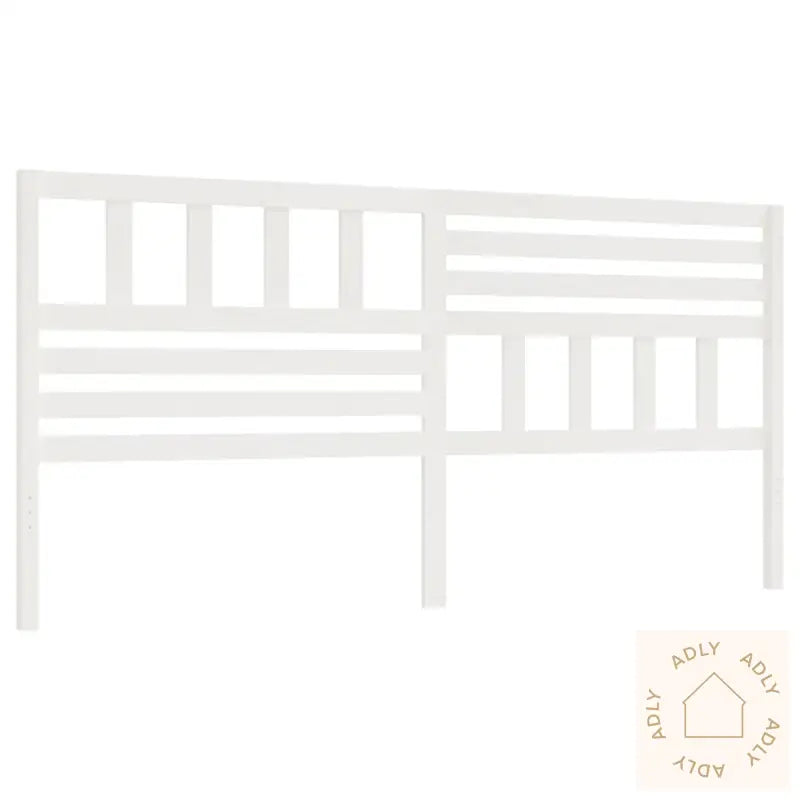 Sengegavl Hvit 206X4X100 Cm Heltre Furu