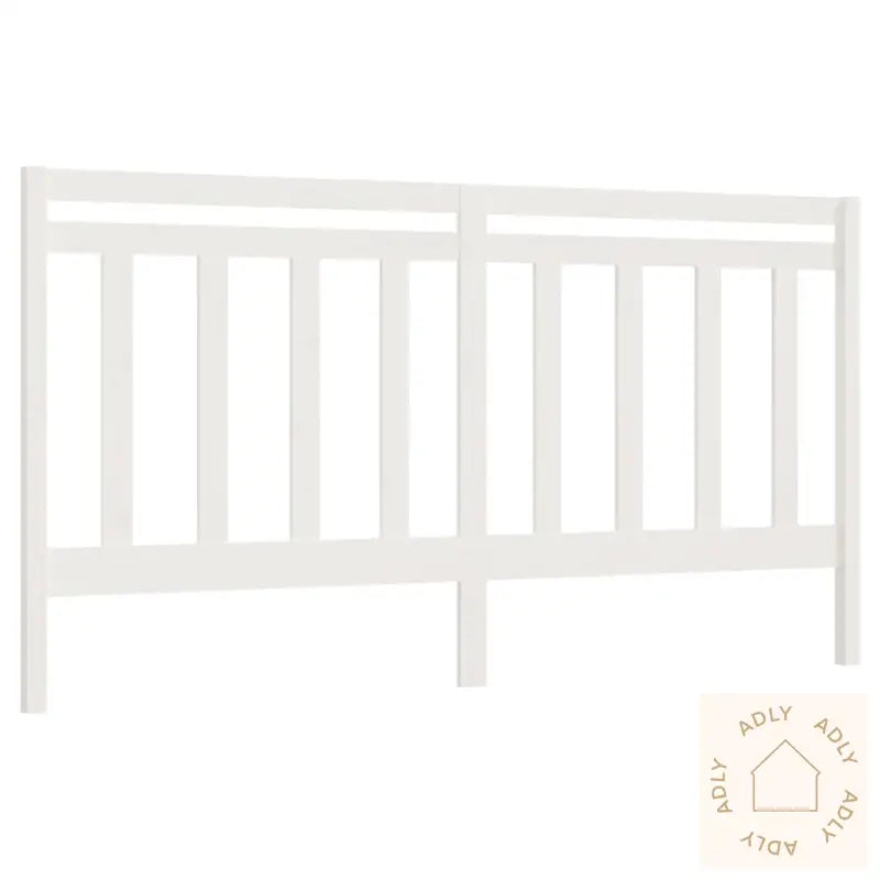 Sengegavl Hvit 206X4X100 Cm Heltre Furu