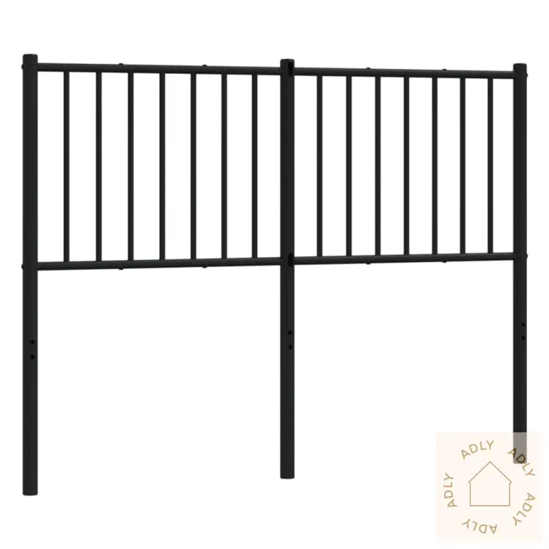 Sengegavl I Metall Svart 120 Cm