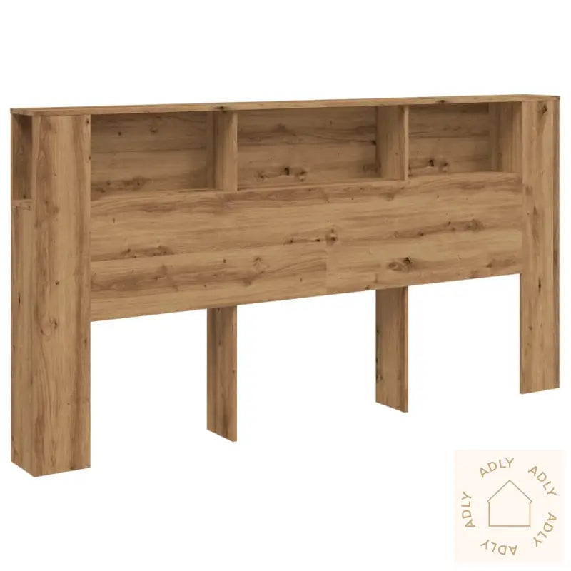 Hodegavl Med Hyller Artisan Eik 200X19X103,5 Cm Konstruert Tre