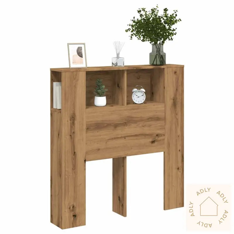 Hodegavl Med Hylle Artisan Eik 100X19X104,5 Cm Konstruert Tre