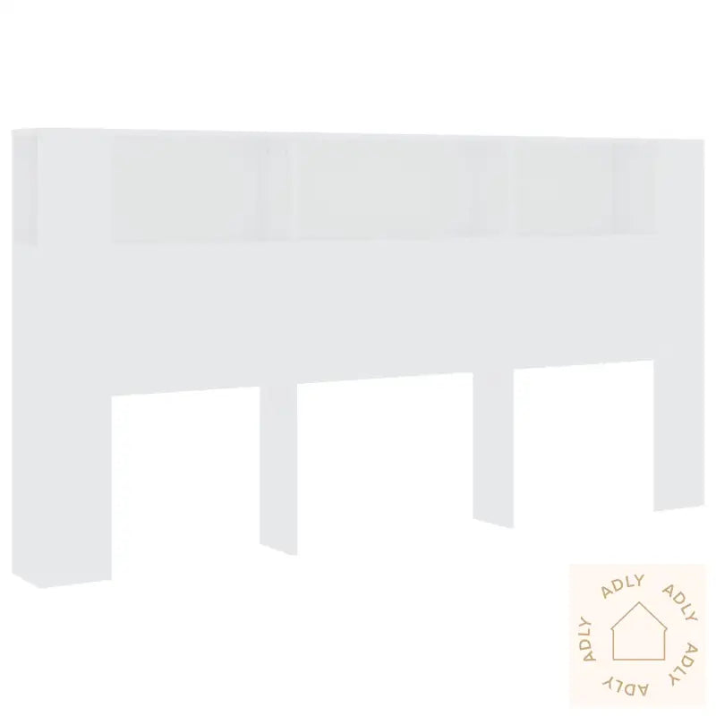 Sengegavlskap Hvit 200X18,5X104,5 Cm