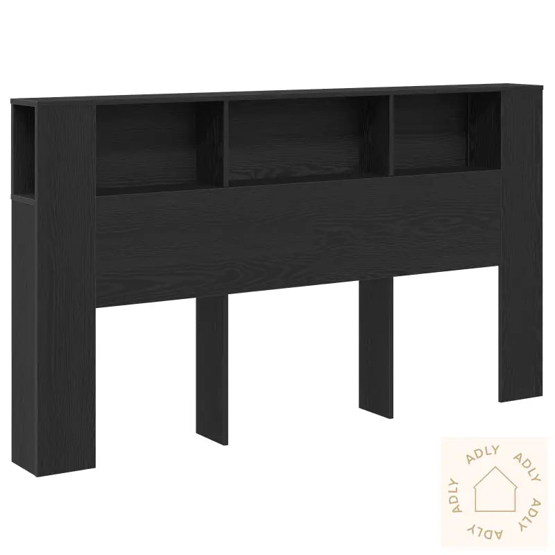 Hodegavlskap I Svart Eik - 180X18.5X102.5 Cm