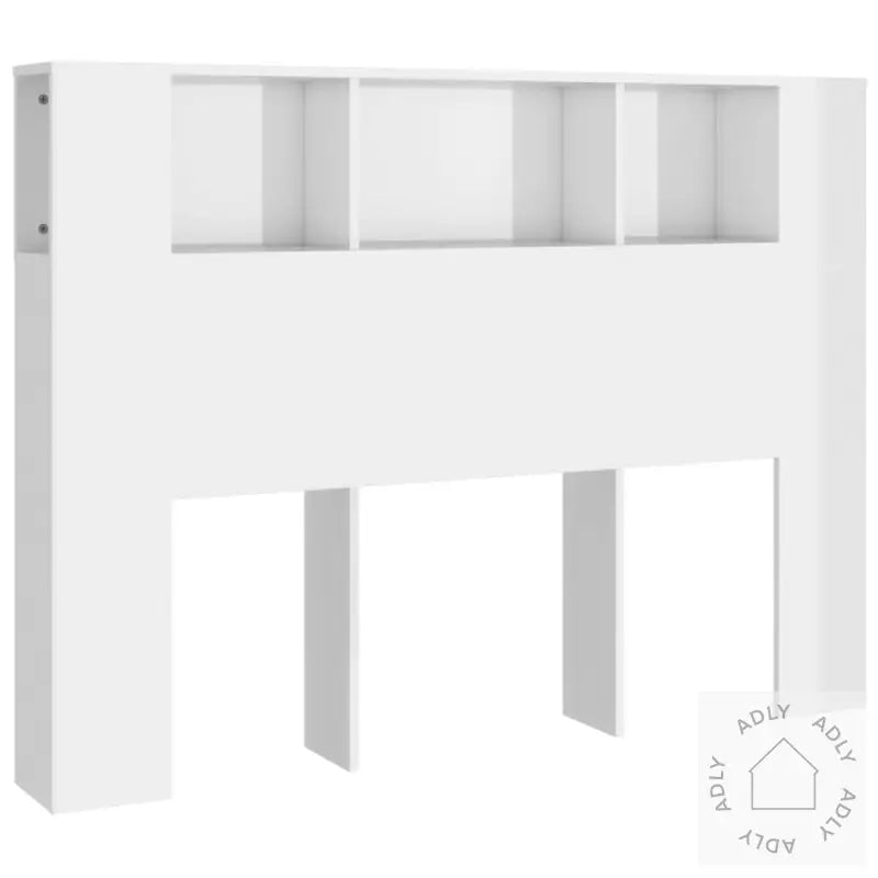 Sengegavlskap Høyglans Hvit 140X18,5X104,5 Cm