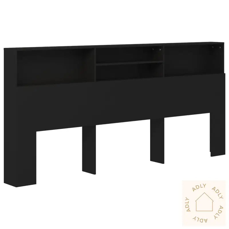 Sengegavlskap Svart 220X19X103,5 Cm