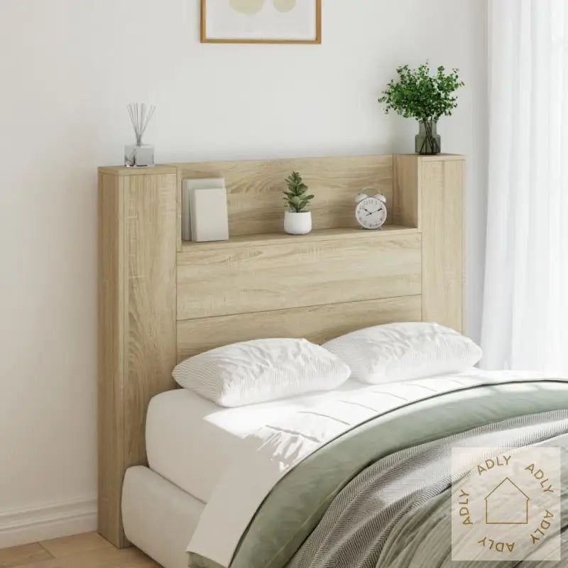 Hodegavl Skap Med Led Sonoma Eik 120X16,5X103,5 Cm