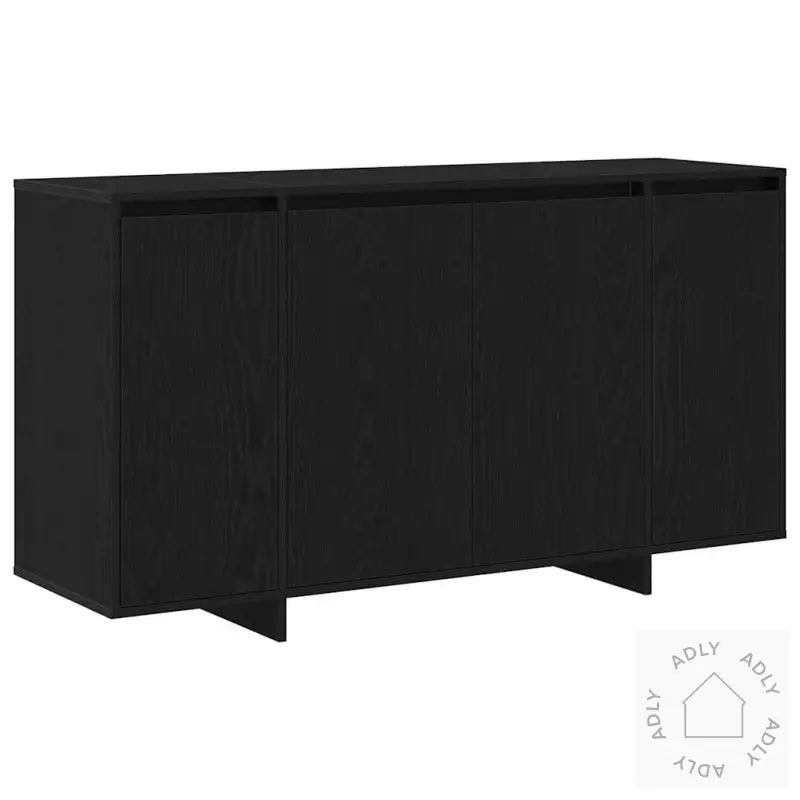 Svart Eik Serveringsskap Svart Eik Tre-Finer 135 X 41 X 75 Cm