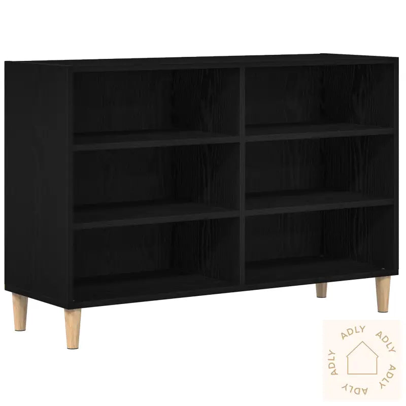 Sideboard I Svart Eik 103,5X35X70 Cm Laget Av Tre