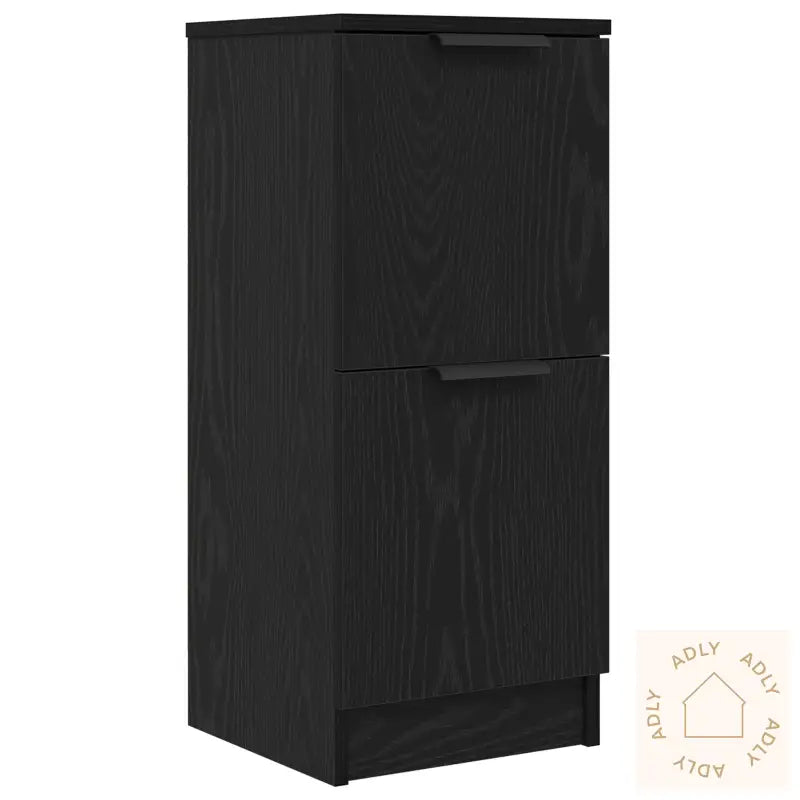 Svart Eik Sideboard - 30X30X70 Cm