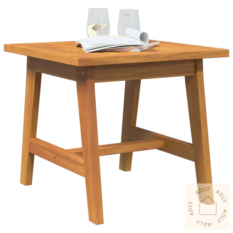 Sidebord 45X45X40 Cm Massivt Tremøbel Akasietre