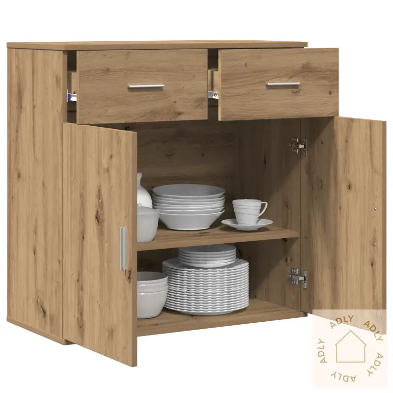 Serviesskap Artisan Eik 79 X 38 X 80 Cm Konstruert Tre