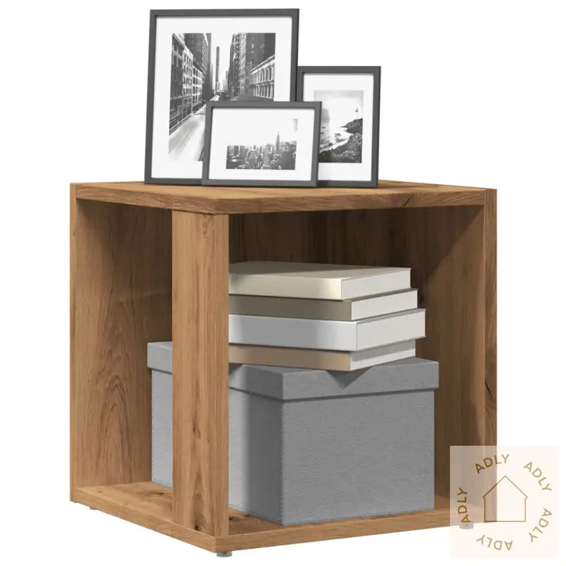 Sidebord Artisan Eik 33X33X34 Cm Konstruert Tre