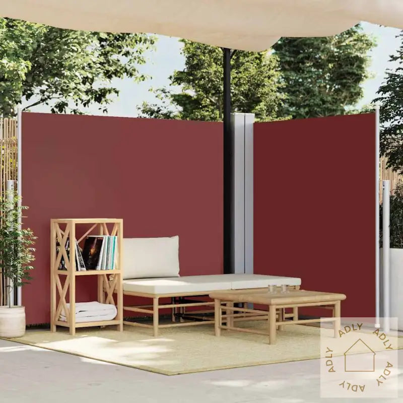 Uttrekkbar Sidemarkise 180X600 Cm Brun