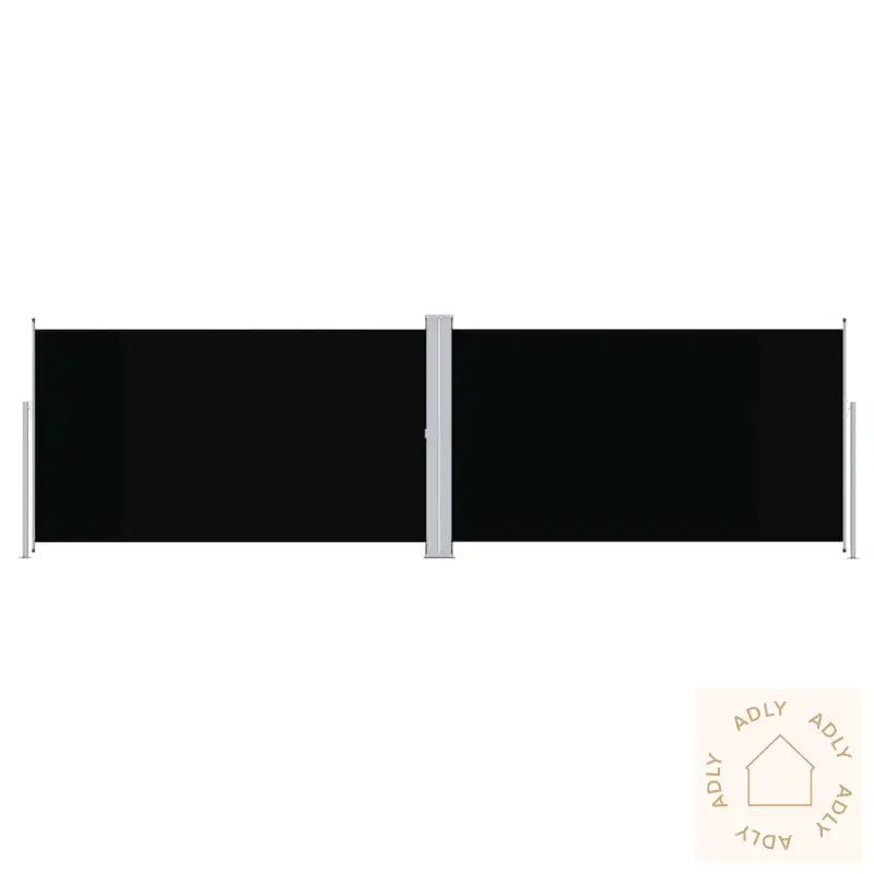 Uttrekkbar Sidemarkise 180X600 Cm Svart