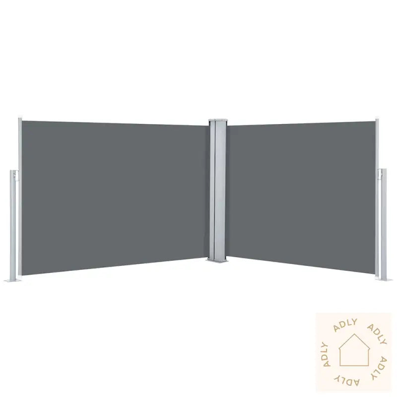 Uttrekkbar Sidemarkise 100X1000 Cm Antrasitt