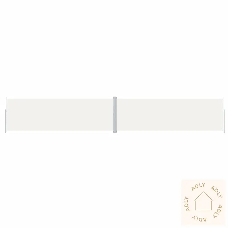 Uttrekkbar Sidemarkise 200X1200 Cm Kremhvit