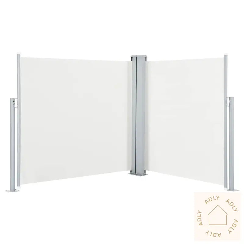 Uttrekkbar Sidemarkise 120X600 Cm Kremhvit