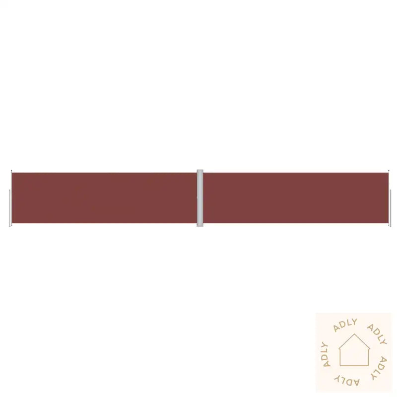 Uttrekkbar Sidemarkise 180X1200 Cm Brun