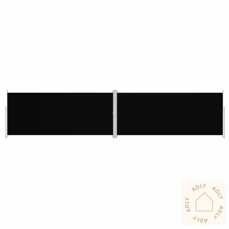 Uttrekkbar Sidemarkise 220X1000 Cm Svart