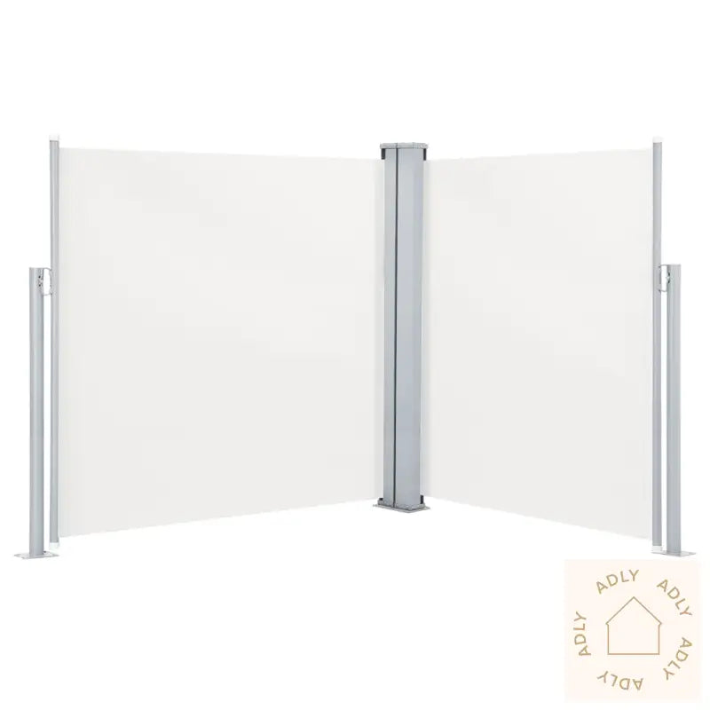 Uttrekkbar Sidemarkise 140X600 Cm Kremhvit