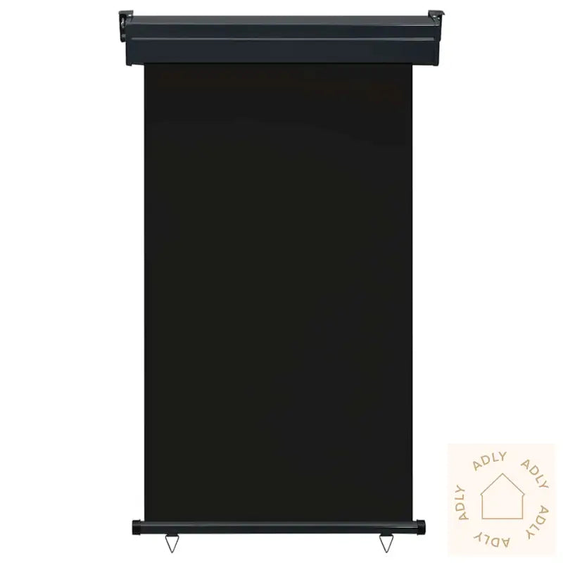 Sidemarkise For Balkong 100X250 Cm Svart