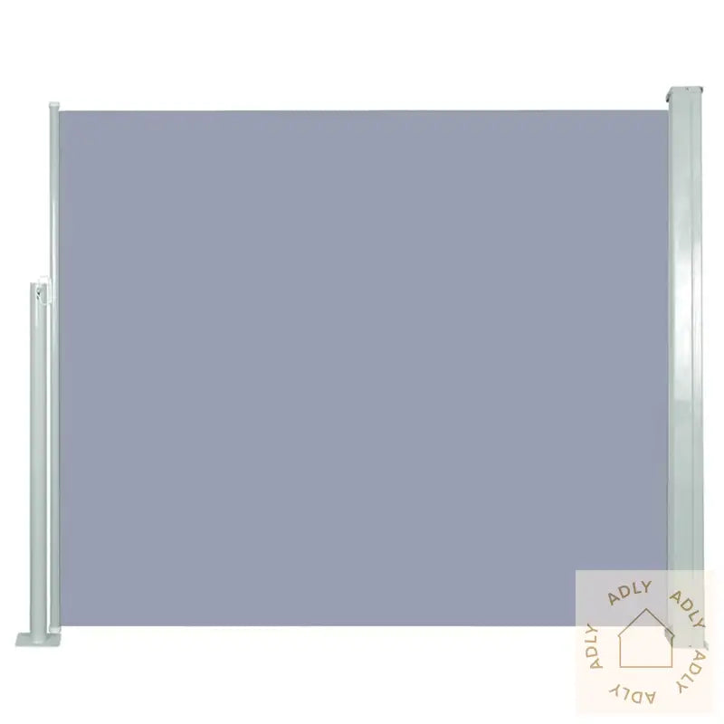 Uttrekkbar Sidemarkise 120 X 300 Cm Grå