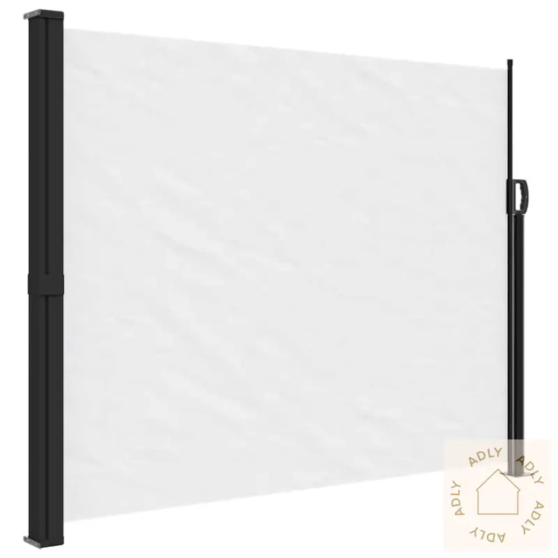 Uttrekkbar Sidemarkise Hvit 160X300 Cm