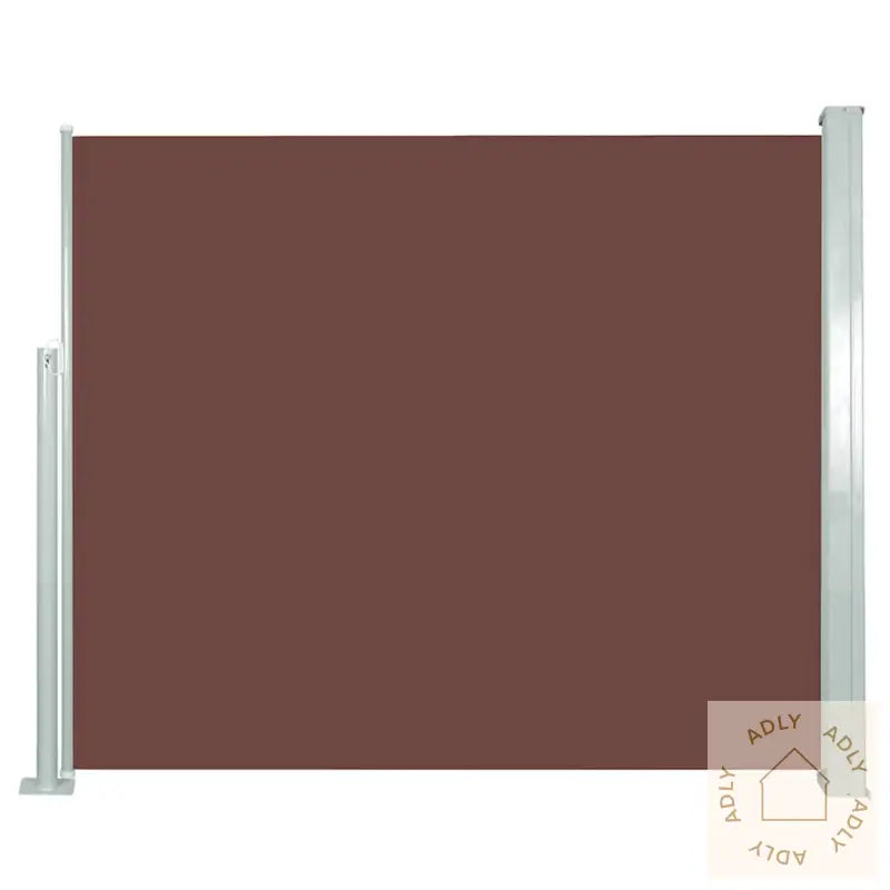 Uttrekkbar Sidemarkise 120 X 300 Cm Brun