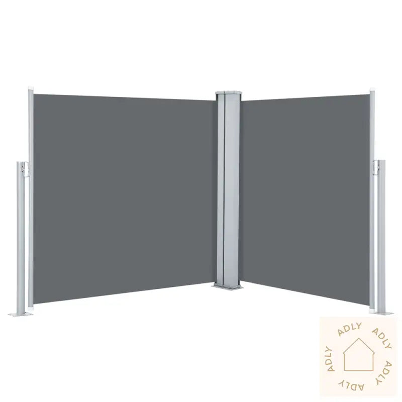 Uttrekkbar Sidemarkise 120X600 Cm Antrasitt