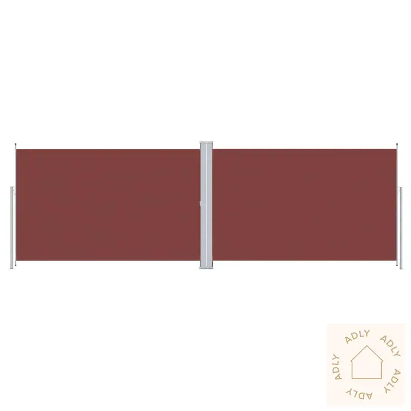 Uttrekkbar Sidemarkise 220X600 Cm Brun