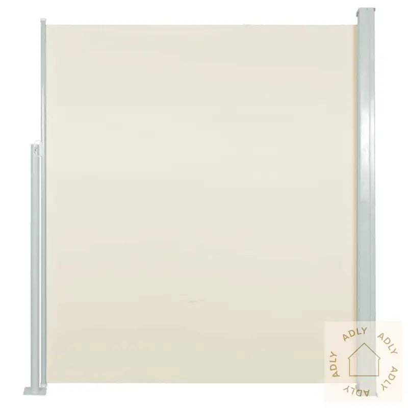 Uttrekkbar Sidemarkise 120 X 300 Cm Kremhvit