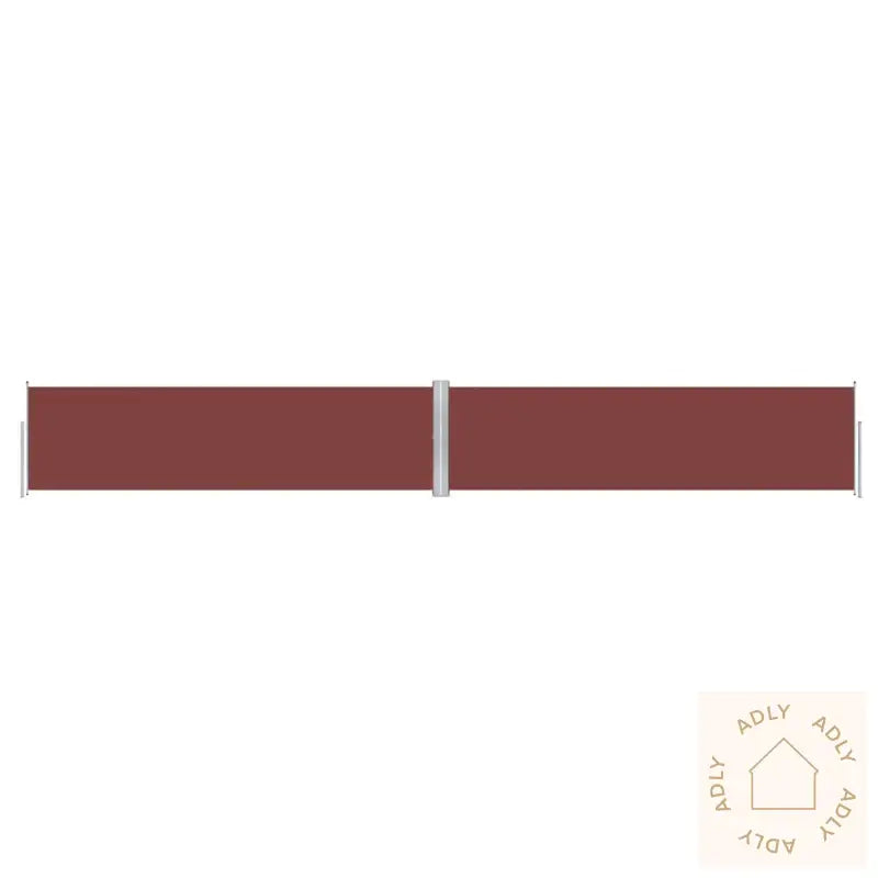 Uttrekkbar Sidemarkise 140X1000 Cm Brun