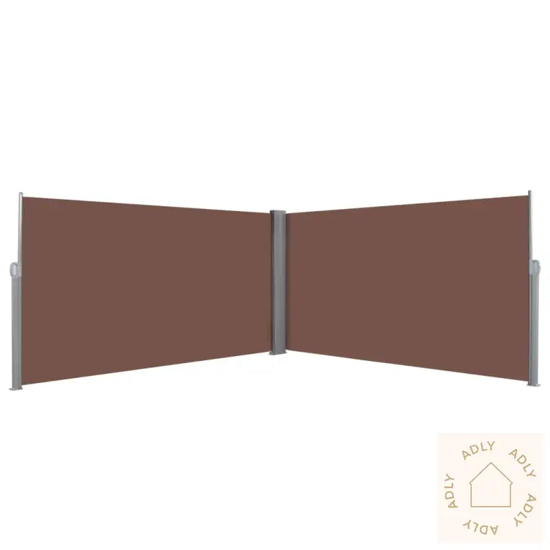 Uttrekkbar Sidemarkise 160X600 Cm Brun