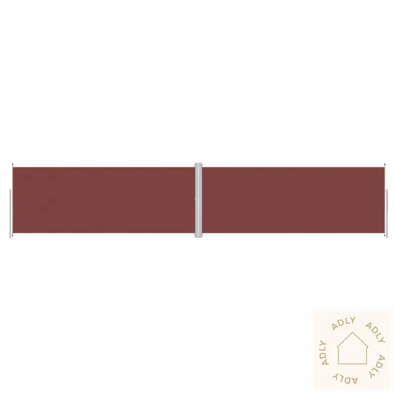 Uttrekkbar Sidemarkise 200X1000 Cm Brun