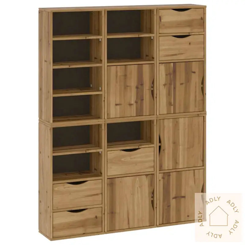 Sideskap 6 Stk Odda 40X24X79 Cm Heltre Furu