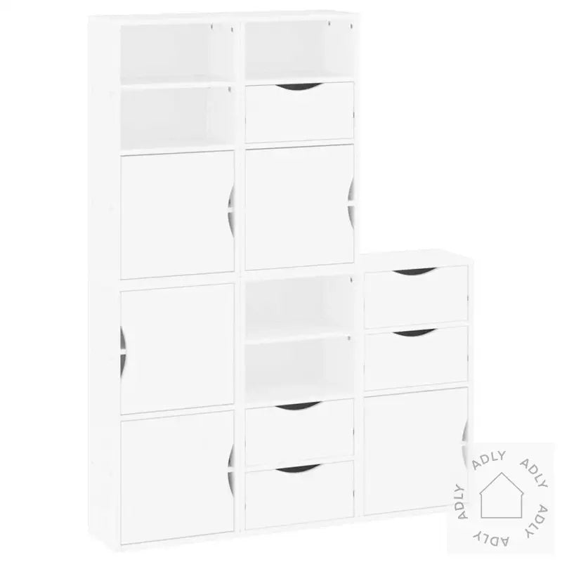 Sideskap 5 Stk Odda Hvit 40X24X79 Cm Heltre Furu