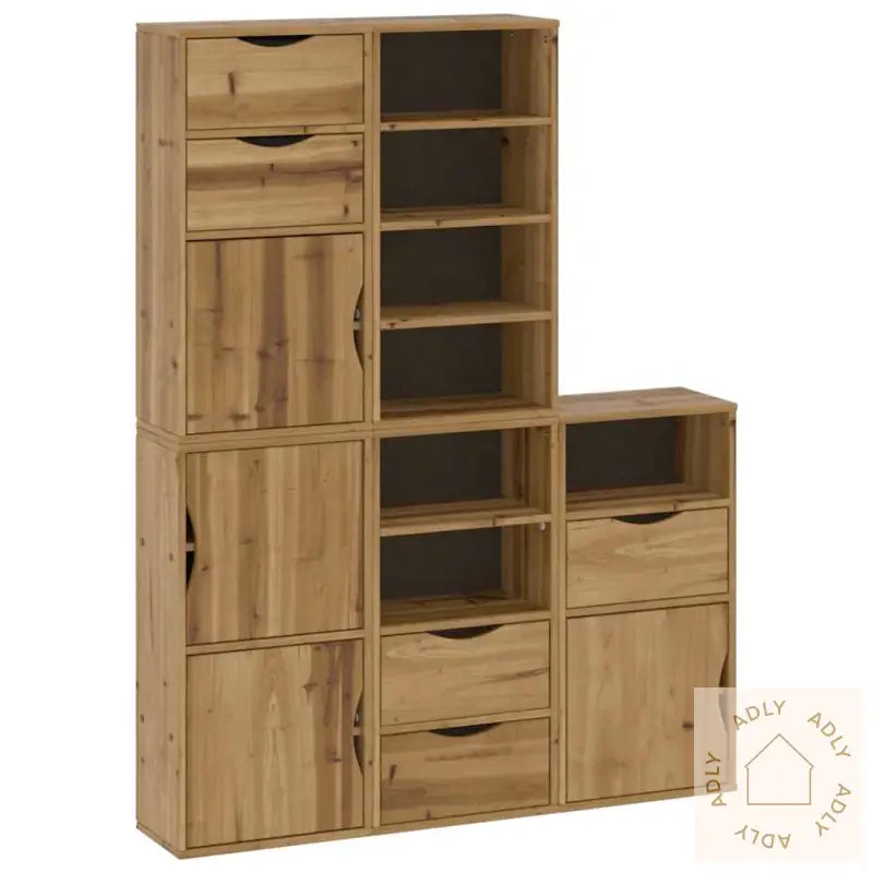 Sideskap 5 Stk Odda 40X24X79 Cm Heltre Furu
