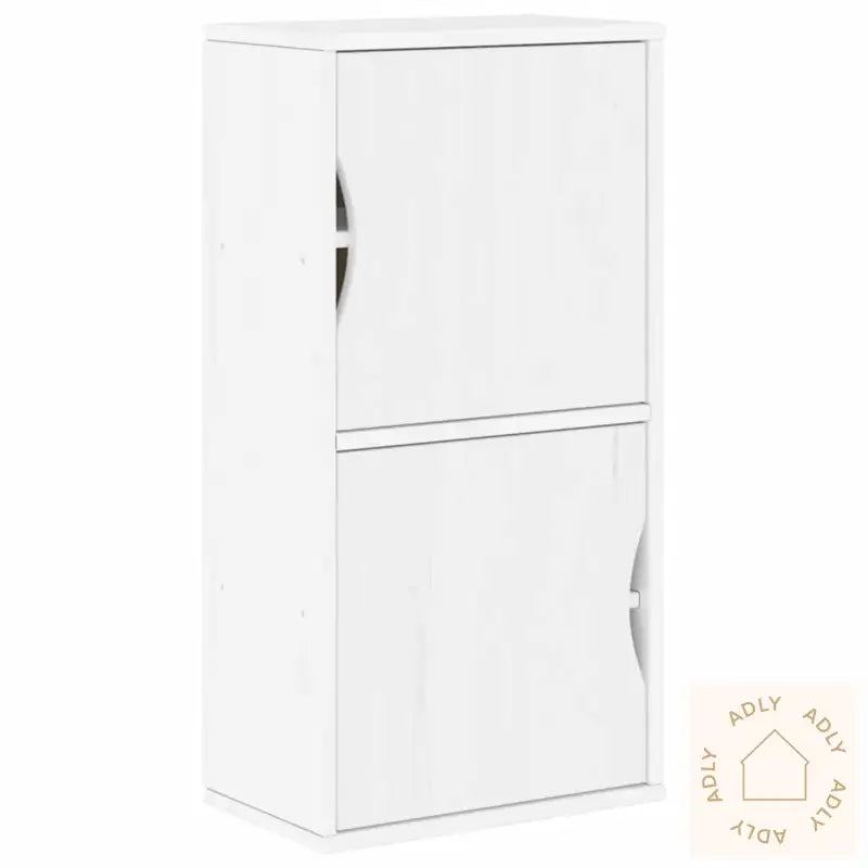 Sideskap Odda Hvit 40X24X79 Cm Heltre Furu