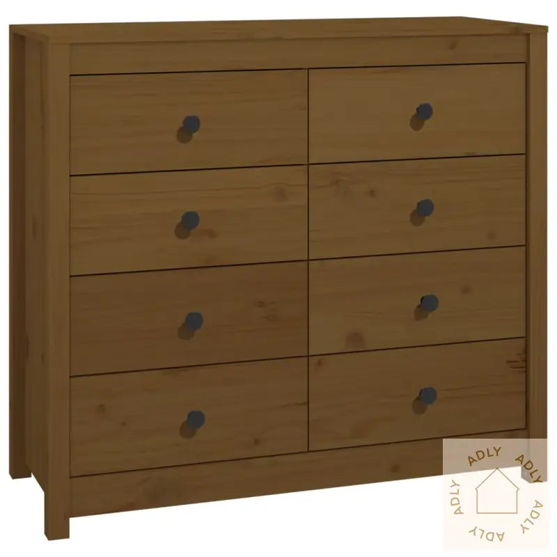 Sideskap Honningbrun 100X40X90 Cm Heltre Furu