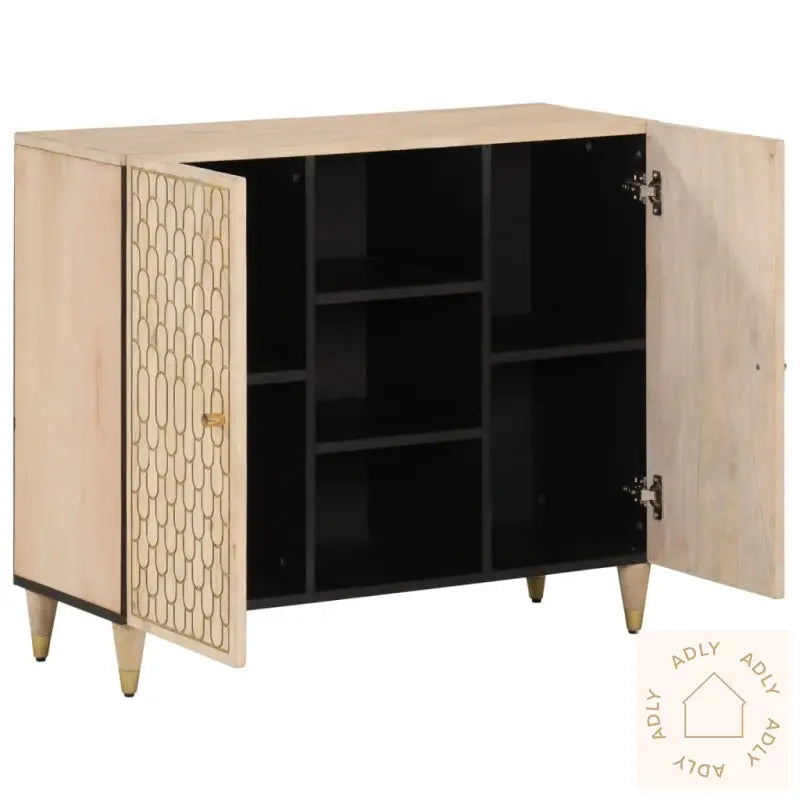 Sideskap 90X33X75 Cm Heltre Mango