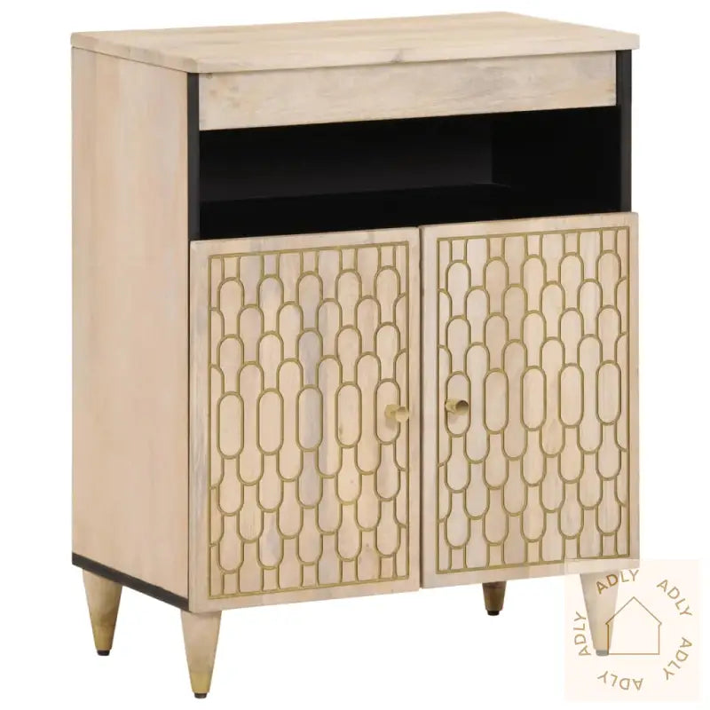 Sideskap 60X33X75 Cm Heltre Mango