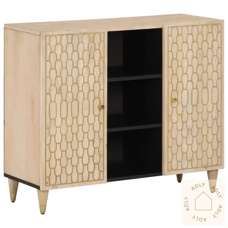 Sideskap 90X33X75 Cm Heltre Mango