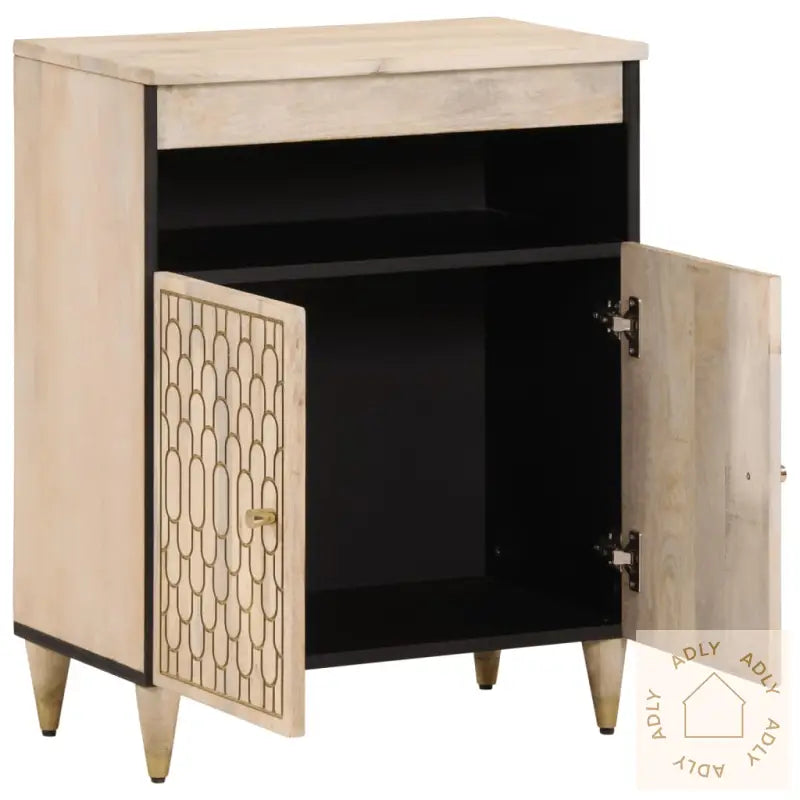 Sideskap 60X33X75 Cm Heltre Mango