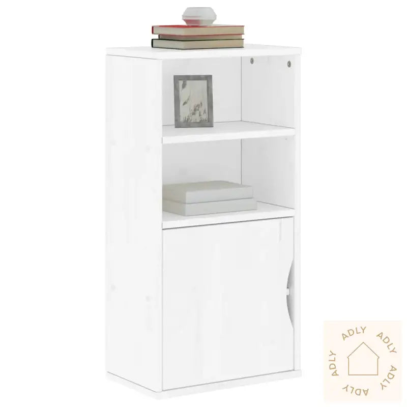 Sideskap Odda Hvit 40X24X79 Cm Heltre Furu
